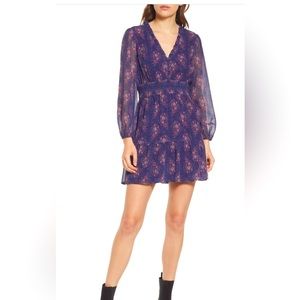 PAIGE NWOT Nordstrom Jeanne Smocked Long Sleeve Dress-medium